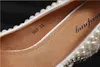 2021 Pearls Wedding Shoes in High Heels 14cm 12cm 10cm 8cm 3cm Crystals Bridal Party Shoes Fast Shipping