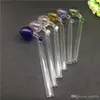 Hot Sale Colorful Straight Glass Oil Burner Pipes Strawberry Shape Water Smoking Glass Pipes Smoking Accessories