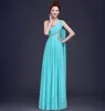 Echte Foto's Land Bruidsmeisjes Jurken One Shoulder Sexy Pailletten Paars Teal Blauw Bruidsmeisje Prom Party Jurken Bruiloft Gastenjurken