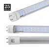 US STOCK 4FT LED-rör Ljus 22W 28W Varmvit Kallvit T8 LED-lampor Super Bright AC85-265V fluorescerande glödlampa byte för butiksgarage ETL