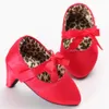 Мода младенца GISL на высоком каблуке обувь бабочка - знать лук мягкий сосланный новорожденный первый ходунки малыша младенческая девушка балетные туфли