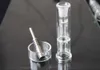 Healthy_Cigarette CSYC NC014 HOOFAH CONGERATE DAB RIGS Pipe Bong Titanium Nail 14mm Grad 2 Wax Dish Oil Rig Glass Water Pipes