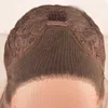 Ombre Grey 2 Tones Синтетические кружевы переднее парик темные корни Длинные натуральные прямые серебряные серебряные парики волос для женщин нагревать RESI5468640