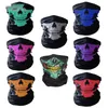 Ny Skull Face Mask Outdoor Sports Ski Bike Motorcykel Scarves Bandana Neck Snood Halloween Party Cosplay Full Face Masks WX9-65 Bästa kvalitet