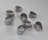 1000pcs Lot of Hot selling Jewelry Finding & Components Silver Pure Stainless Steel Pendant Pinch Clip Clasp Bail Connector finding DIY