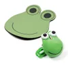 Hurtownie Funny Kids Mini Mini Cartoon 3D Frog Wired Optyczne Mysz Myszy Do Laptopa Notebook PC Free DHL