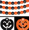 Przerażająca girlanda na Halloween Banner trznadel Bat dyniowe duchy pająk dekoracje świąteczne party klub nocny bar papierowe flagi wystrój 118 cali