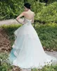 Dresses Prom 2016 Elegant Sweetheart Sleeveless Evening Gowns Tiered Ruffle Back Zipper Sweep Train Custom Made Vestidos De Noiva