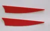 Darmowa wysyłka łucznictwo strzałki pióra 100 sztuk 3 "plastikowy strzałka peltate łopuje cztery kolor polowanie i łucznictwo łuk strzałki pióra