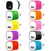 12 couleurs 5V 1A US USB chargeur mural AC chargeur de voyage à domicile adaptateur secteur pour Samsung Iphone 15 11 12 13 14 prises de téléphones intelligents xiaomi