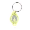 800st 20000mcd LED -ficklampa Vit fackla nyckelkedjor Ring Keyrings White Light LED -ficklampan Keychain Torch Light Key Keins