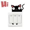 Funny Cat Vinyl Stickers wall poster stickers decals for kids rooms home decorations 3pcs