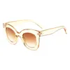 Oddkard Luxe High Fashion Solglasögon för män och kvinnor Populära Märke Designer Smoky Hot Cat Eye Sun Glasses Oculos de Sol UV400