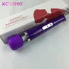 10 Speed ​​Magic Wand Travel G-Spot Stimulatie Massager Ac Charge Wired Style Personal Body Vibrator Sex Toy Product 0701