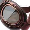 Óculos de proteção para motocicleta Óculos Vintage Motocross Clássico Retro Aviator Pilot Cruiser Steampunk ATV Bike Proteção UV Copper348d