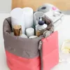 women waterproof storage bags mommy cylinder diaper bags nylon drawstring bag travel makeup bag diaper bags