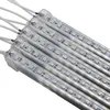 RGB Led Bar Light 12V SMD 5050 Чип U Алюминиевый корпус + PC Hard Cover Жесткая труба Светодиодная лента для кухонный шкаф