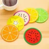 Fruit Shaped Silicone Flower Mug Coasters Mats Pad Cushion Drinks Tea Cup Holder #R571