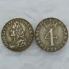 Regno Unito 1735 4 Pence - George II Maundy Coinage Spedizione gratuita