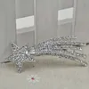 Korsaj Eşarp Toka Çift Amaçlı Kristal Rhinestone Meteor Broş Pin Metal Çekim Yıldız Kadınlar Kostüm Aksesuar Moda Takı Hediye