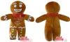 Anpassad Gingerbread Man Mascot Kostym Vuxen Storlek Gratis frakt