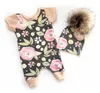 Baby meisje rompertjes katoen pasgeboren baby kleding kinderen meisje bloemen romper baby meisjes jumpsuit kinderen kleding uit een stuk outfits baby onesies