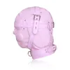 New PU Head Hoods Slave Head Masks Detachable Face Mask BDSM Bondage Pleasure Mask Sex Toys Adult Products8167247