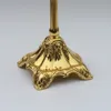 -Selling Candelabra di finitura dorata da 65 cm con fiore ciotola a 5 bracci per matrimoni per evento candelatore candelabrum1701