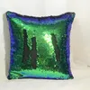 Hot sales Two-color beads sequins pillow Cushion Cover Sofa Pillowcase Cafe Home Textiles Decor throw pillows chair seat