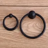 65mm Shaky Drop Ring Knobs 검은 서랍 손잡이 풀 손잡이 검은 부엌 캐비닛 드레서 찬장 가구 손잡이 손잡이