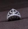 925 sterling zilveren diamanten prinsessenkroonring vrouwelijke Koreaanse luxe bruilofts- of verlovingsring Trendsetter Home Edition Treasure