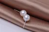 YHAMNI Have S925 Stamp 100 925 Sterling Silver Stud Earrings for Women Double Side 8MM Pearl Earrings New Jewelry ED0296562269