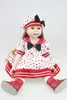 45cm Fashion Girl American Doll Realistisk Full Silicone Vinyl Reborn Baby Jul och födelsedagspresent