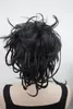 الحرة الشحن الساحرة الجميلة ساخنة جديدة أنيقة Hivision مجعد 14 "شقراء مزيج الشعر الاصطناعية المرأة الكامل قصيرة