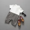 Najnowsze Design Baby Ubrania Krótki Rękaw Summer Babies One-Pieczemnice Romper Dziecięcymi Pajaciki Maluch Bochestki Dzieci Delikatne Outfitsties