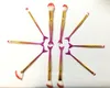 1lot 10pcs Denizkızı Fırça Makyaj Fırçaları Setleri 3D Renkli Profesyonel Makyaj Fırçaları Temel Blush Kozmetik Fırça Seti Kiti Too1398276