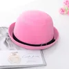 New Spring Autumn Winter Wool Women Top Hats Fashion Street Stingy Brim Hat Female Dome Cap GH-47