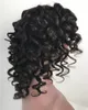 Perucas completas do laço cor natural super onda peruca de cabelo humano peruca dianteira do laço onda solta perucas de cabelo brasileiro para preto