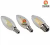 Dimmable LED Filament świeca żarówka 2W 4W 6W E14 E12 żarówki LED Light High Bright Clear Glass Lampa LED C35