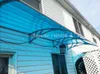 DS100300-P,100x300cm.depth 100cm,width 300cm.plastic bracket & polycarbonate sheet good quality door balcony use polycarbonate awning