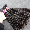 Curly Wave Hair Peruansk Virgin Human Bundles Weft 8a Hair Factory Sale Remy Extensions Hot Selling 1 Piece 8-34 tum lång