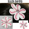 En gros 2016 nouveau Softball ou baseball Fleur Accessoire et pince à cheveux, softball cheveux arcs Hairbow rapide gratuit DHL 100 pcs