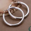 Brand new women's plated sterling silver earring 10 pairs a lot mixed style EME60,high grade fashion 925 silver plate Circles round earrings