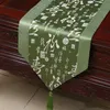 Lengthen Chinese Word Patchwork Table Runner Ethnic Luxury Silk Brocade Dining Room Table Cloth High End Table Protective Pads 230x33cm