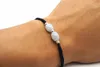 Zwei Jade-Perlen, 3 925 reine Silber-Perlen, handgestrickte schwarze rote Schlange Knoten (Liebhaber-Stil) Armband