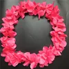 10st Hawaiian Leis Jumbo Halsband Festlig Party Garland Silk Flower Hawaii Leis Fancy Dress Party Hawaii Beach Fun