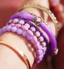 Beaded Strands Ocean Blue Bracelet Beads Style Multilayer Bracelets Bangle