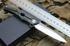 High End Ball Bearing Flipper Knife D2 Satin Blade Black Stone Washed TC4 Titanium Handle EDC Pocket Knives Xmas Gift