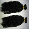 Afro Kinky Bulk Hair 200g Mongol Kinky Curly Bulk Hair Sin trama Cabello humano a granel para trenzar
