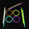 Neue Multi Color Hot Glow Stick Armband Halsketten Neon Party Blinklicht Stick Neuheit Spielzeug IB252